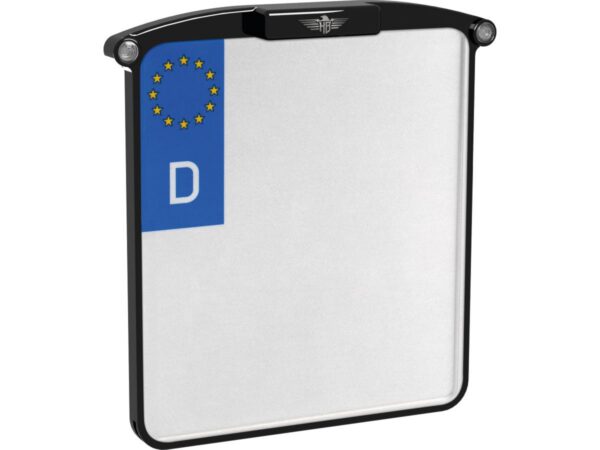ALL-IN-ONE NANO License Plate Base Plate 3 in 1 and License Plate Light, Austria Size Black Anodized — изображение 7