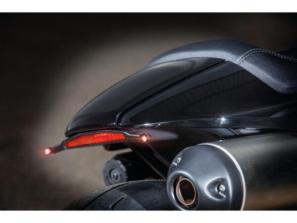 Rear Turn Signal Bracket for Sportster S Black Powder Coated — изображение 6