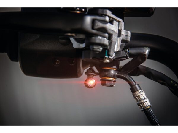 Front Turn Signal Bracket for Sportster S and Nightster Black Powder Coated — изображение 3