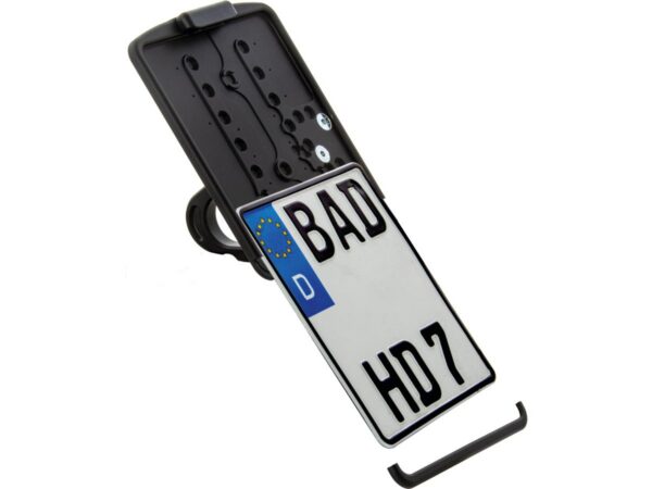 Side Mount License Plate Kit for Sportster S German Size 180x200mm Black Powder Coated — изображение 4