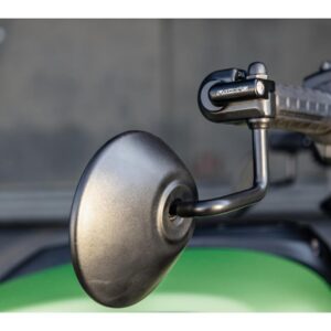 Handlebar Side Mount Turn Signals for Sportster S Black Black Powder Coated Clear LED
