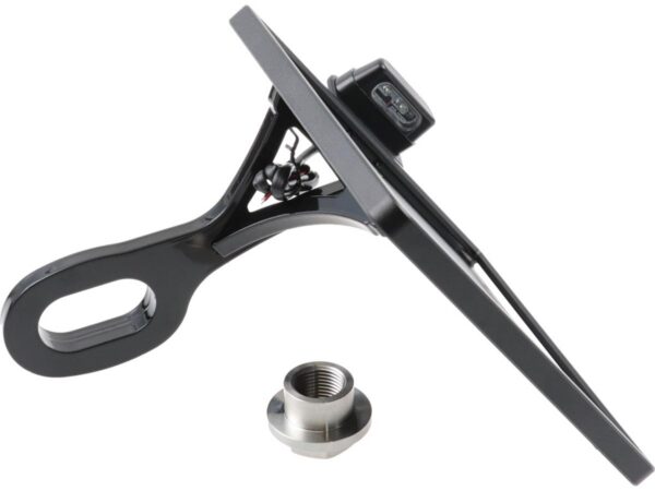 Slide-In Frame Side Mount License Plate Bracket Austria 210 x 170 mm Black Powder Coated — изображение 2