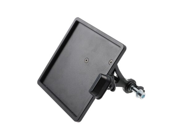Slide-In Frame Side Mount License Plate Bracket Austria 210 x 170 mm Black Powder Coated