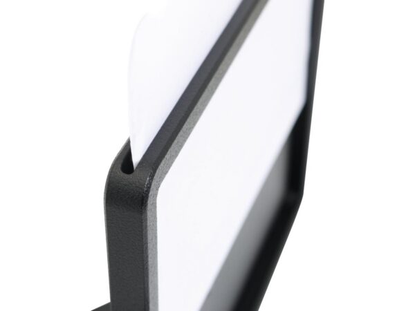 Slide-In Frame Side Mount License Plate Bracket Austria 210 x 170 mm Black Powder Coated — изображение 4