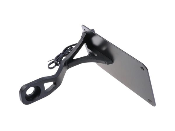 Sidemount License Plate Bracket Kit France 210 x 130 mm Black Powder Coated — изображение 2