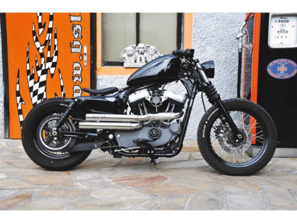 Drager Drag Exhaust System , Polished Smooth Heat Shield, Polished Smooth End Cap, Polished 2,5" — изображение 2