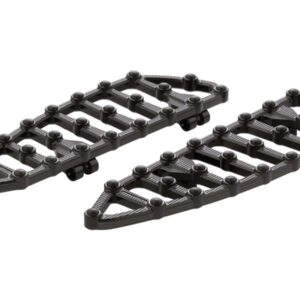 MX Driver Floorboards Black Anodized