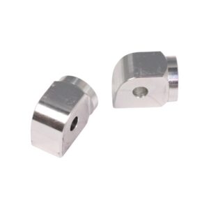 Peg Clevis for MIZU Custom Design and Race Pegs Passenger Silver