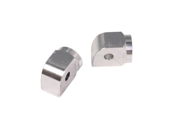 Peg Clevis for MIZU Custom Design and Race Pegs Passenger Silver