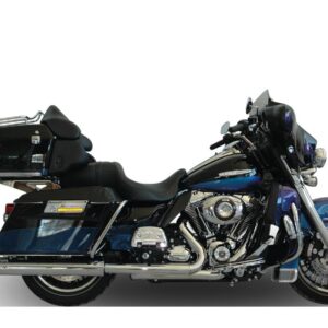 Double Slip-On Muffler Set Endcap Banger Chrome