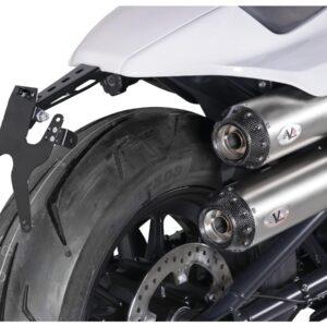 Undertail License Plate Holder Black Powder Coated