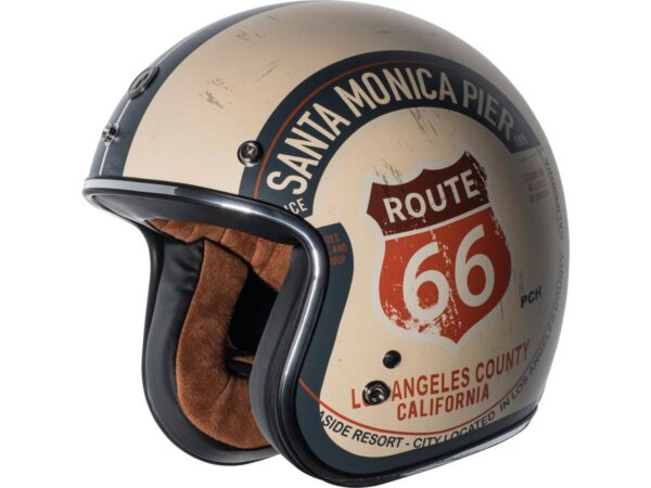 Del Mar (T-50) ECE Open Face Helmet Pacific Coast Highway Graphic — изображение 2