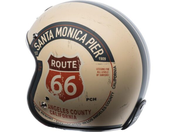 Del Mar (T-50) ECE Open Face Helmet Pacific Coast Highway Graphic — изображение 3