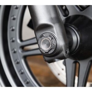 Premium Front Axle Cover With Ricks Logo Black Satin