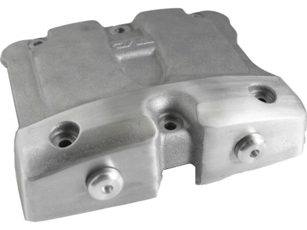 WTF Rocker Box Cover Shovel Style Twin Cam Semi Polished