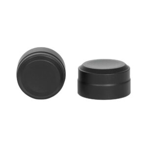 Smooth Rear Axle Cover without Ricks Logo Black Powder Coated Satin