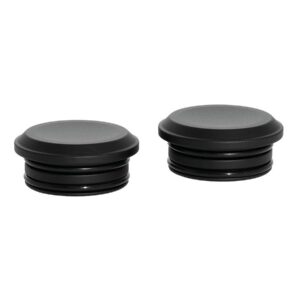 Smooth Swing Arm Axle Cover without Ricks Logo Black Satin