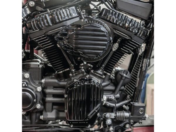 Finned Air Cleaner Black Anodized — изображение 2