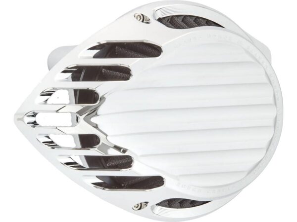 Finned Air Cleaner Chrome