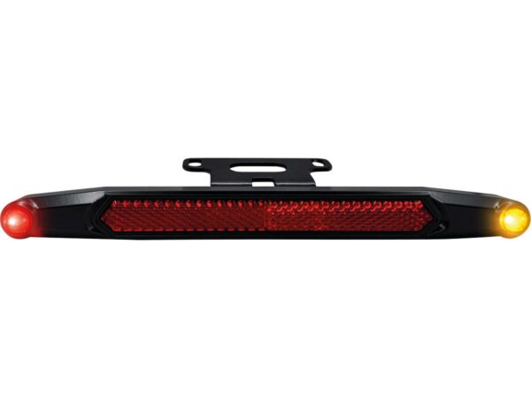 Nano 3 in 1 LED Lightbar with LED Turn Signals, Brake- and Taillight for Sportster S Black Powder Coated Tinted LED