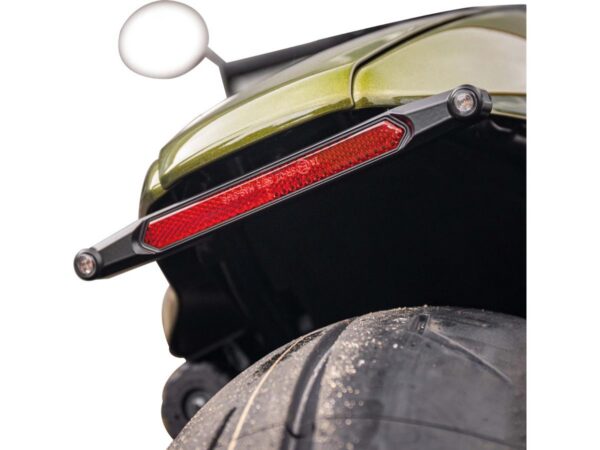 Nano 3 in 1 LED Lightbar with LED Turn Signals, Brake- and Taillight for Sportster S Black Powder Coated Tinted LED — изображение 7