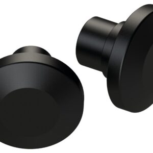 Front Axle Cover Set Black Powder Coated