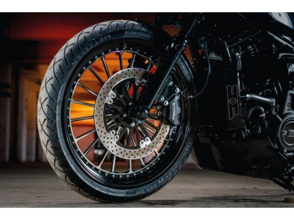 Front Axle Cover Set Black Powder Coated — изображение 2