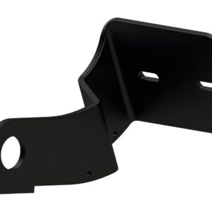 Medium Side Mount License Plate Bracket Black Satin