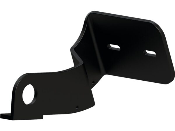 Medium Side Mount License Plate Bracket Black Satin