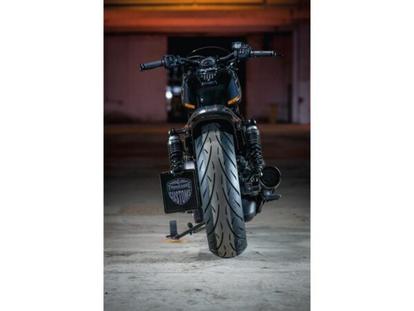 Medium Side Mount License Plate Bracket Black Satin — изображение 2