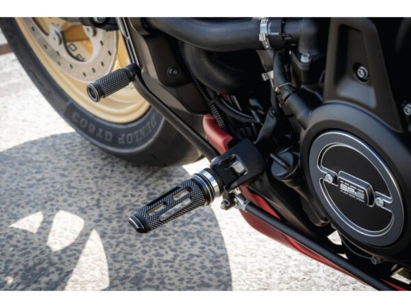 SP-S Rider Foot Pegs Black Cut Black Satin Black Cut Satin — изображение 4