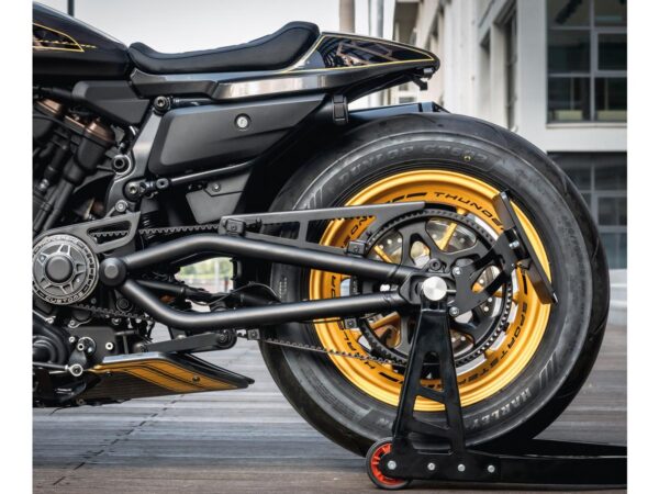 Belt Guard for Sportster S Flat Black Powder Coated — изображение 3