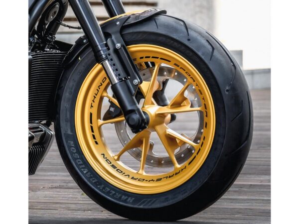 Front Axle Cover Set Black Powder Coated — изображение 2