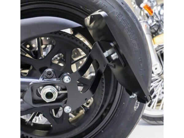 Medium Side Mount License Plate Bracket Black Satin — изображение 2