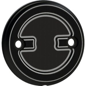 Timer Cover for Revolution Max Engines Black Anodized