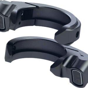 Quick-Stripe Turn Signal Set 54mm Black Powder Coated Tinted LED