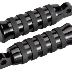 O-Ring Rider and Passenger Foot Pegs Black Anodized