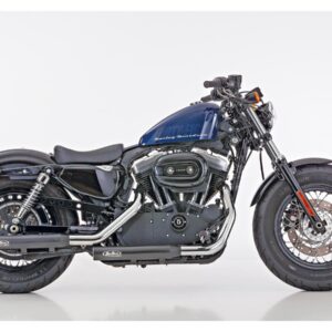 Performance Slip-On Muffler For Sportster Black Powder Coated