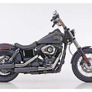 Performance Slip-On Muffler For Dyna Black Powder Coated