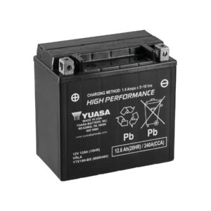 Maintance Free YTX14H-BS Battery Dry Battery with Acid Pack AGM 240 A 12.0 Ah