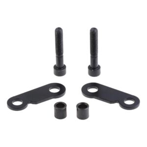 Front Turn Signal Bracket Black Powder Coated