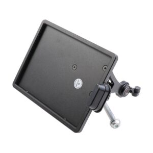 Slide-In Frame Side Mount License Plate Bracket Austria 210 x 170 mm Black Powder Coated