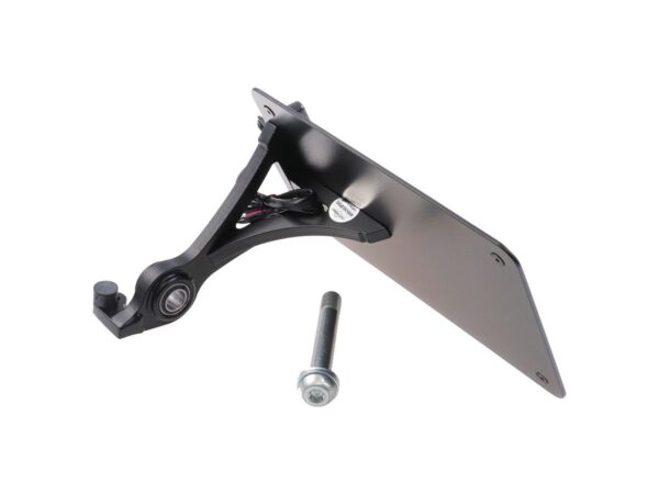 Sidemount License Plate Bracket Kit Netherlands 210 x 140 mm Black Powder Coated — изображение 2