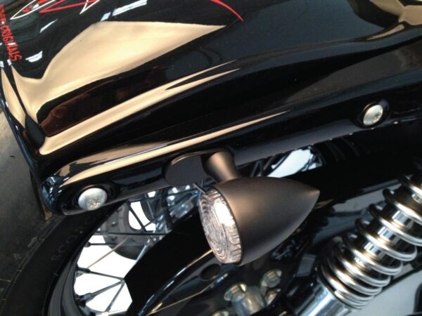 Turn Signal Mounting Plate Black Powder Coated — изображение 3