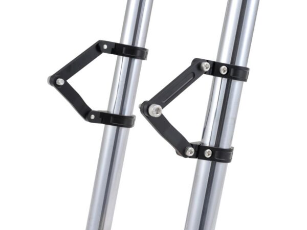 Adjustable CNC Headlight Braket 39mm Fork Mount Black Anodized — изображение 5
