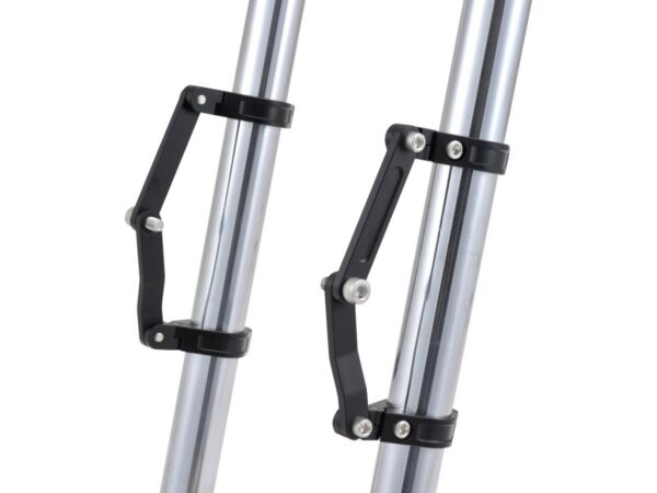 Adjustable CNC Headlight Braket 41mm Fork Mount Black Anodized — изображение 3