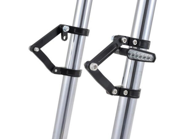 Adjustable CNC Headlight Braket 41mm Fork Mount Black Anodized — изображение 6