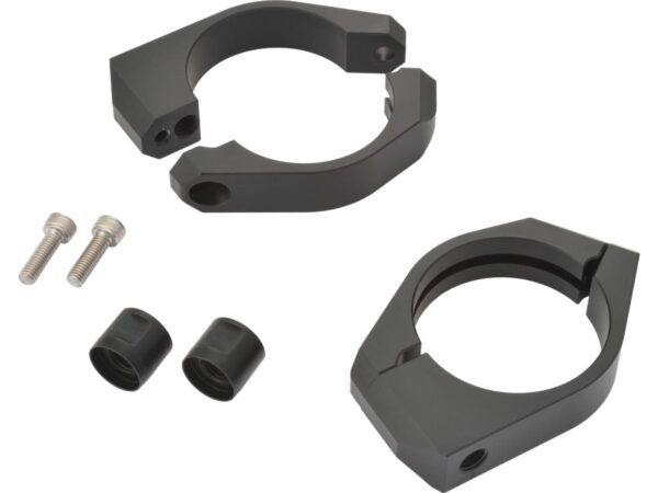 Turn Signal Fork Clamp Set 39mm Fork Mount Black