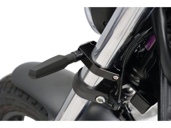 Turn Signal Fork Clamp Set 39mm Fork Mount Black — изображение 4