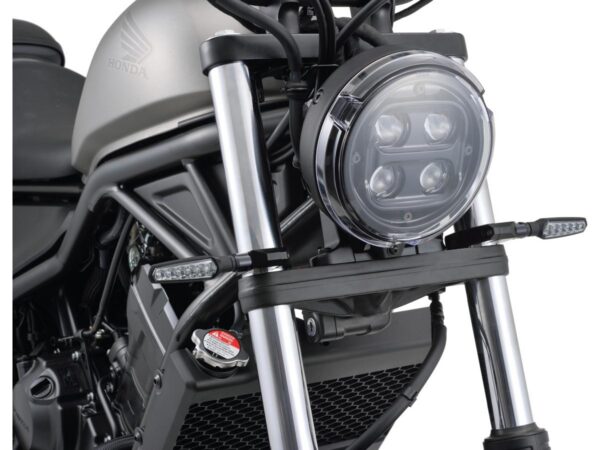 Turn Signal Fork Clamp Set 39mm Fork Mount Black — изображение 5